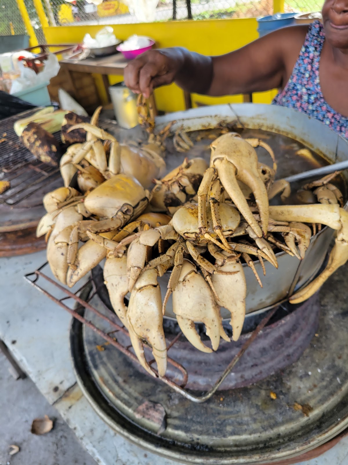 Soup, Corn & Crab at Heroes Circle — Kingston
