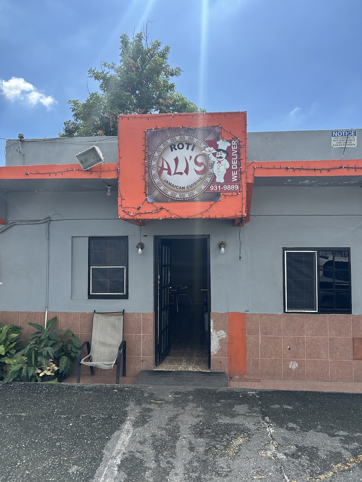 Ali's Roti & Jamaican Cuisine — St. Andrew
