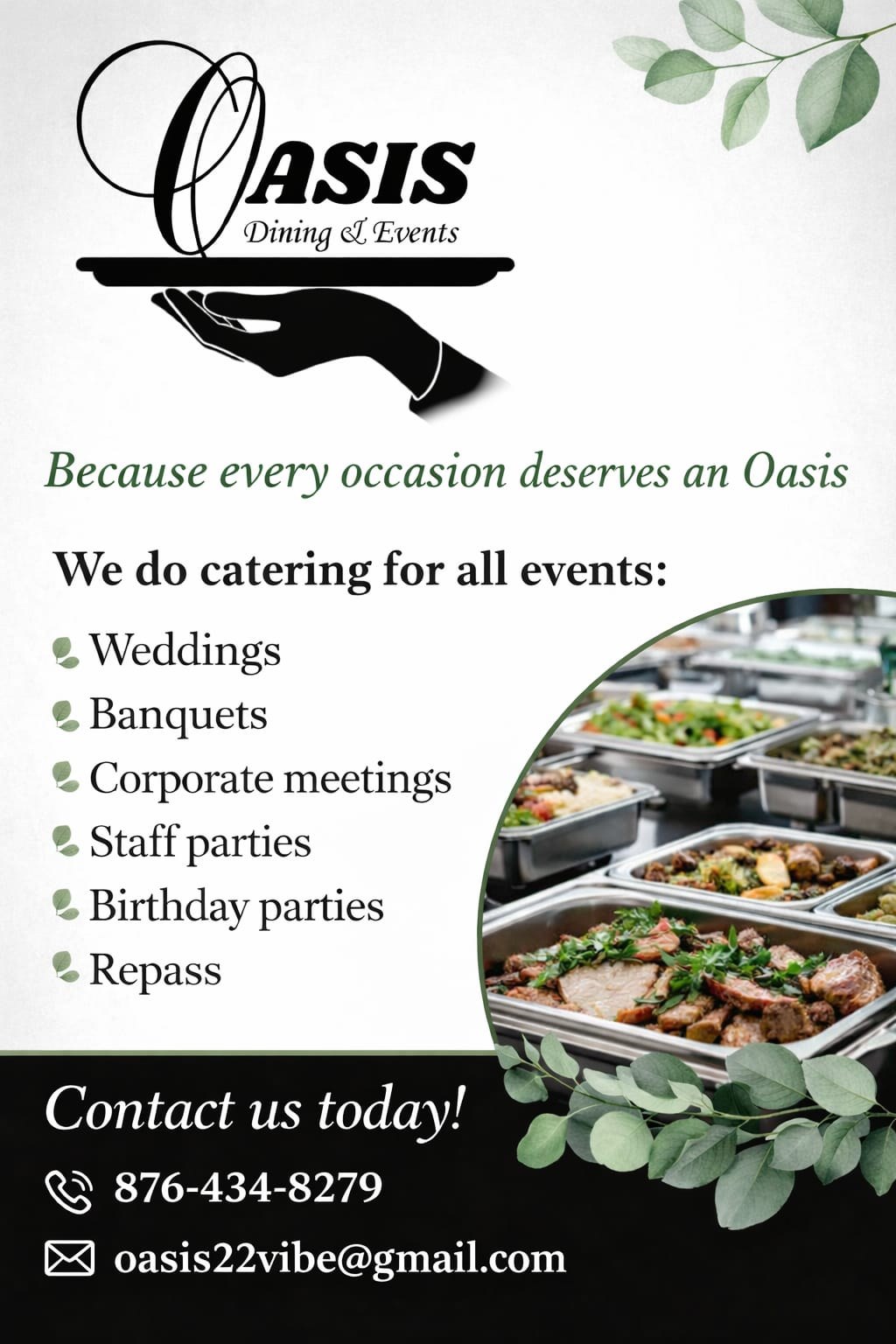 Oasis Dining & Events — St. Mary